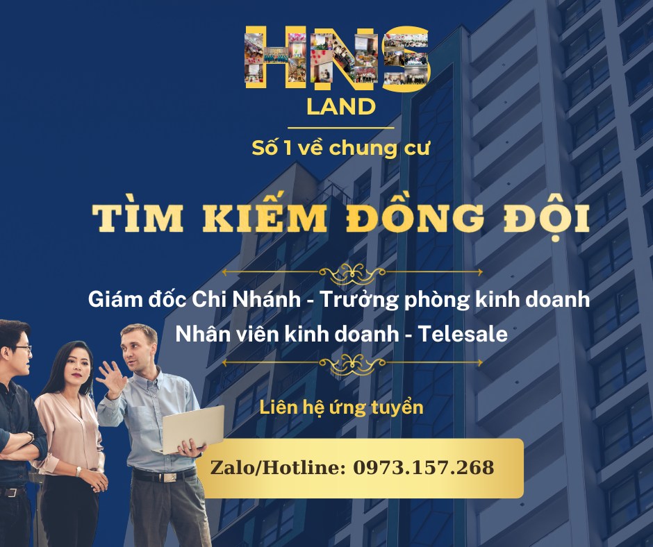 TUYỂN DỤNG CÁC VỊ TRÍ MỚI VỚI MỨC THU NHẬP CỰC KHỦNG TẠI HNS