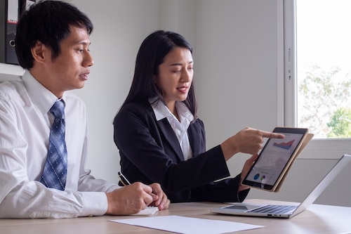 Nghiên cứu thị trường là quá trình doanh nghiệp tiến hành nghiên cứu thị trường.