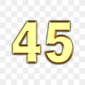 Hình ảnh Số 45 PNG, Vector, PSD, và biểu tượng để tải về miễn phí | pngtree